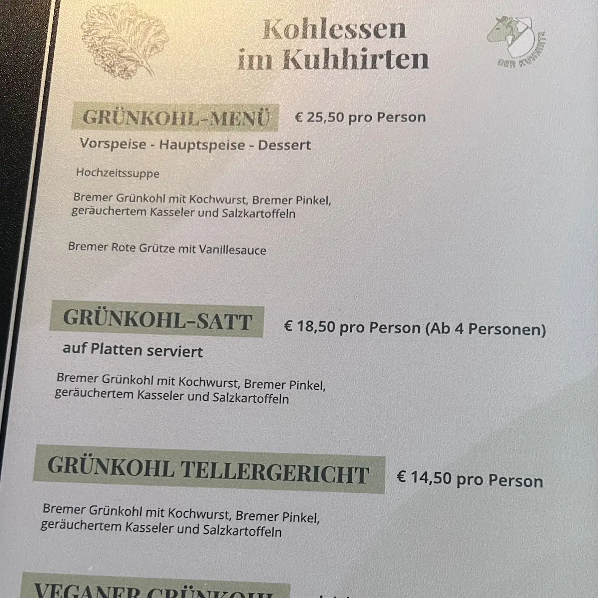 Speisekarte photo 3