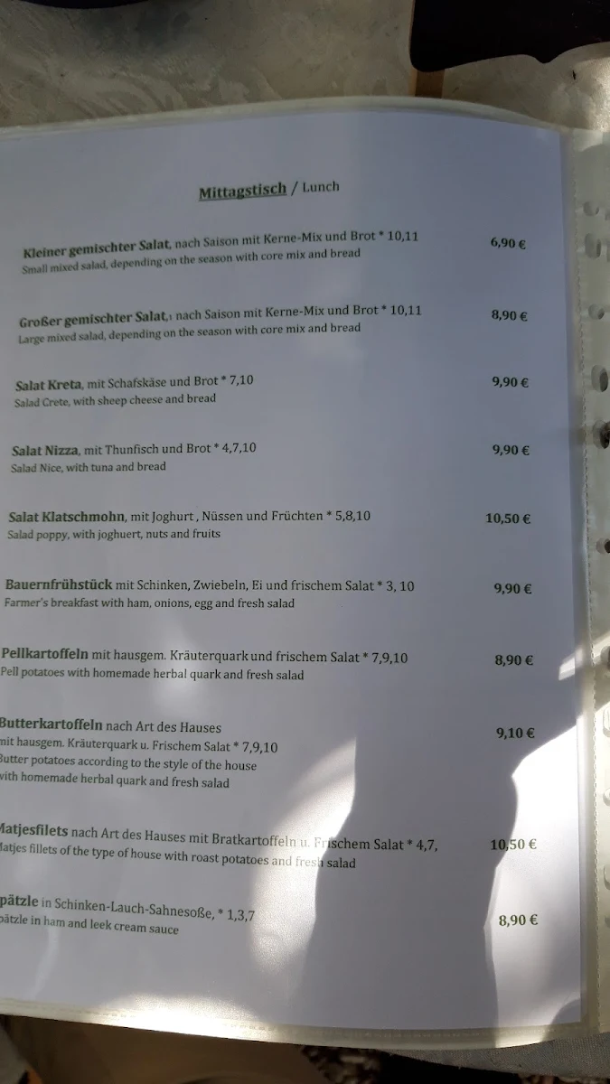 Speisekarte photo 2
