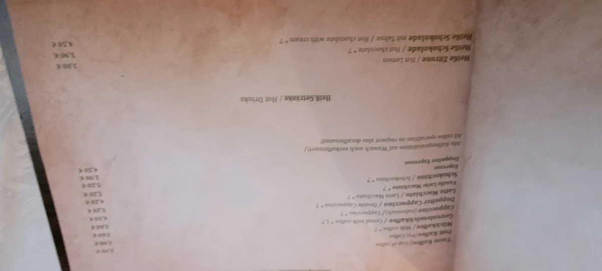 Speisekarte photo 6