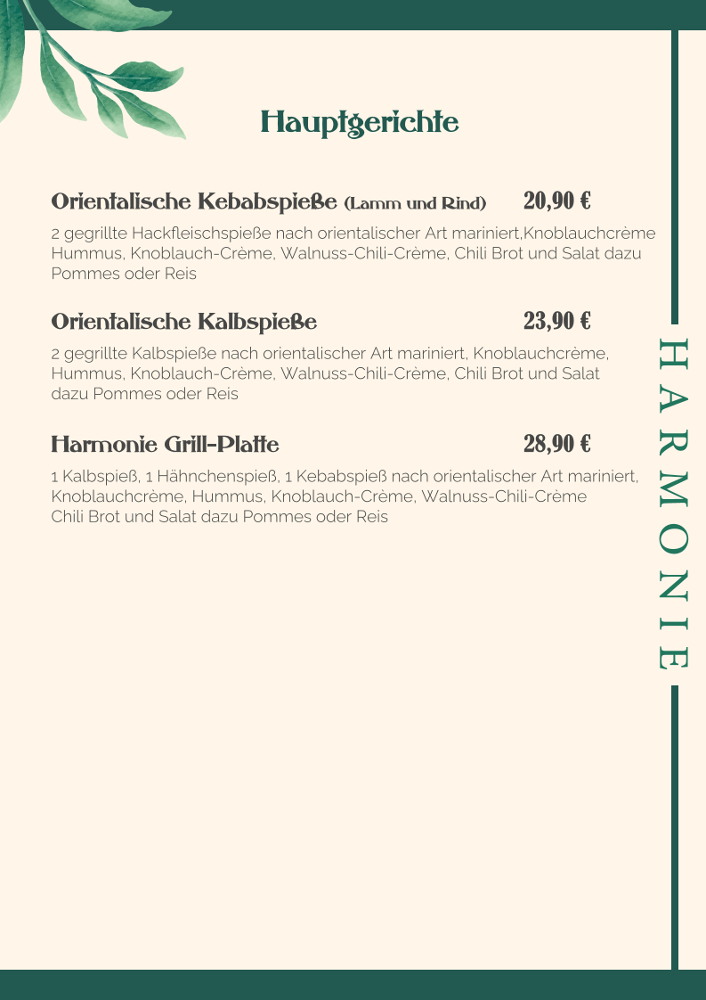 Speisekarte photo 7