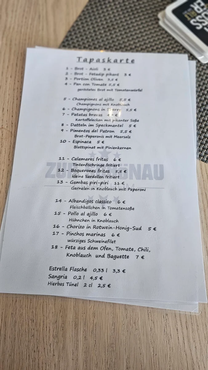 Speisekarte photo 1