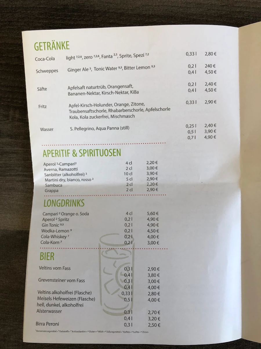 Speisekarte photo 4
