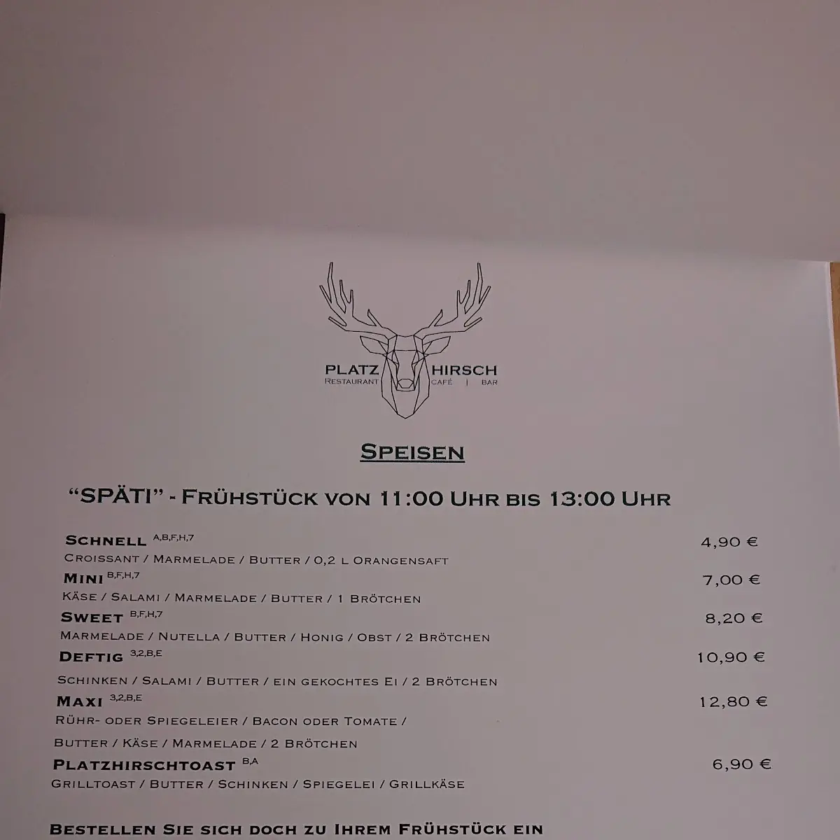 Speisekarte photo 3