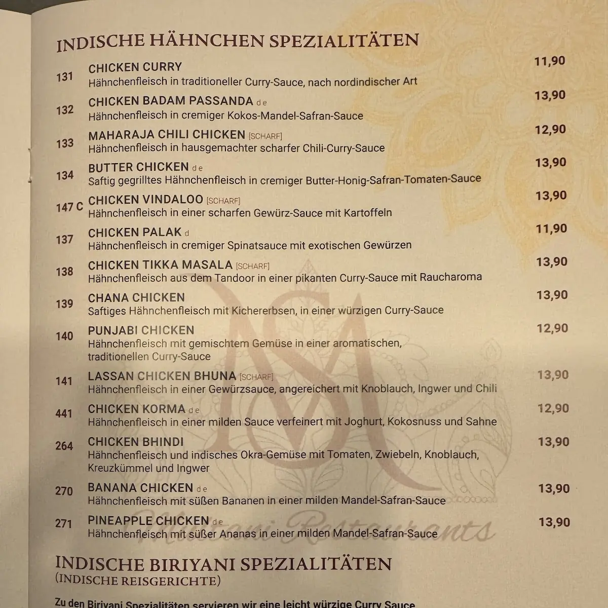 Speisekarte photo 3