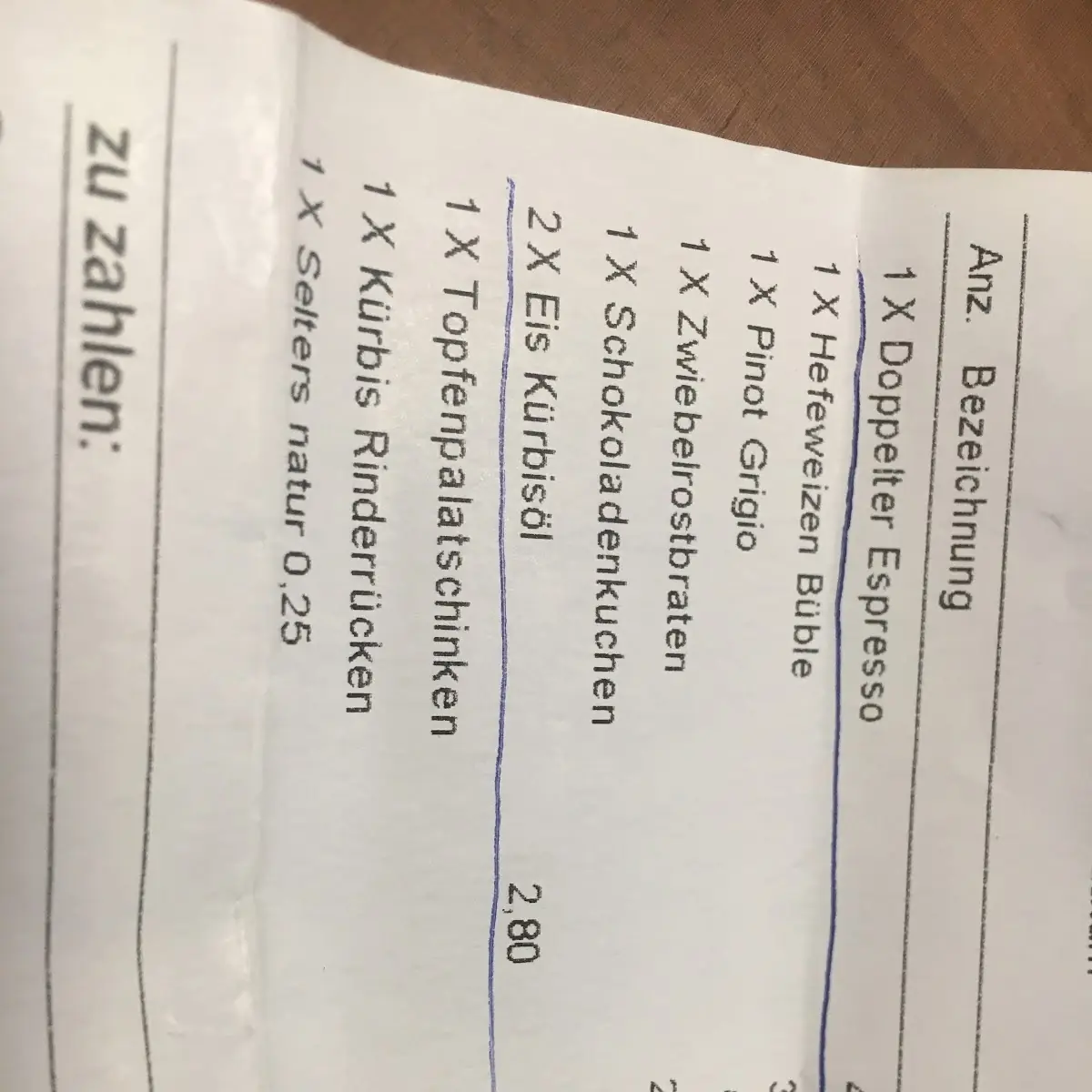 Speisekarte photo 3
