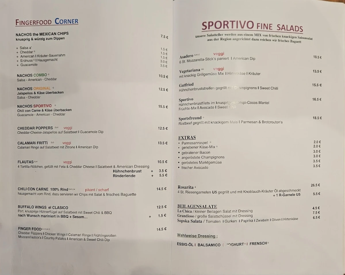 Speisekarte photo 1