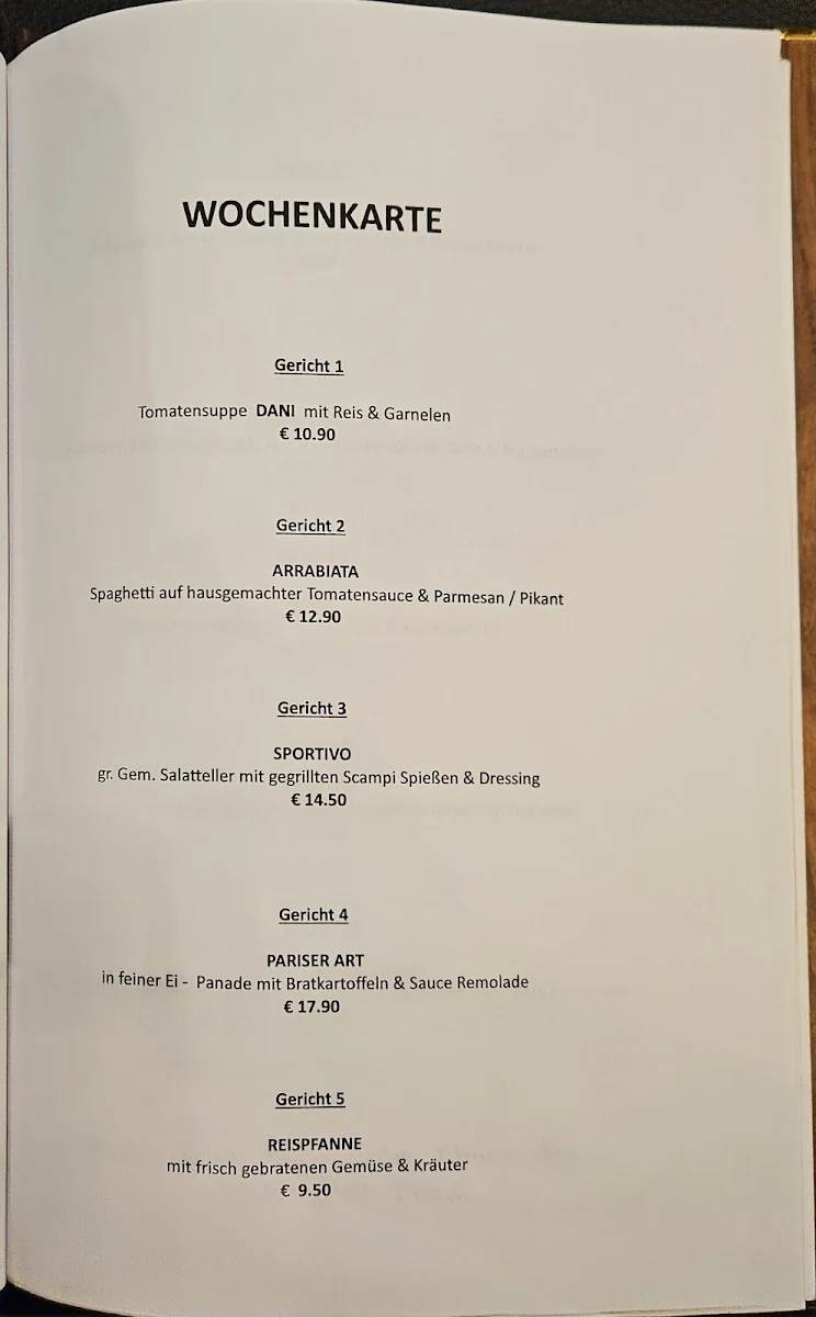 Speisekarte photo 4