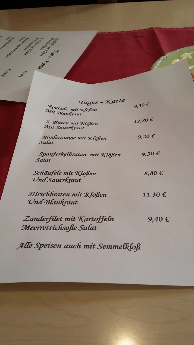 Speisekarte photo 2