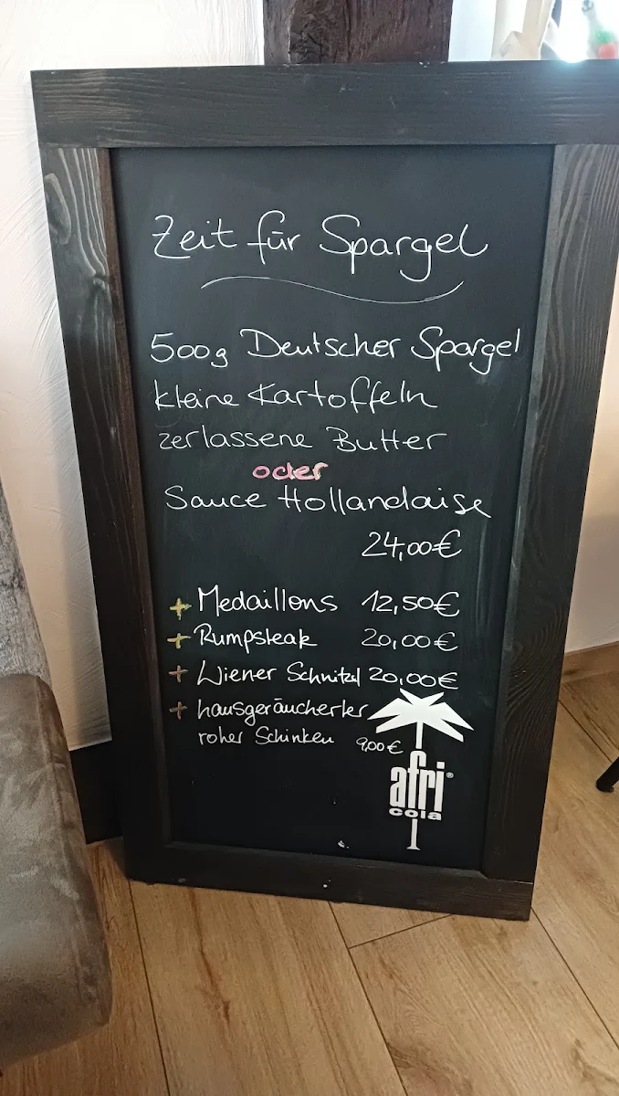 Speisekarte, Hotel Restaurant Haus Berkenbaum