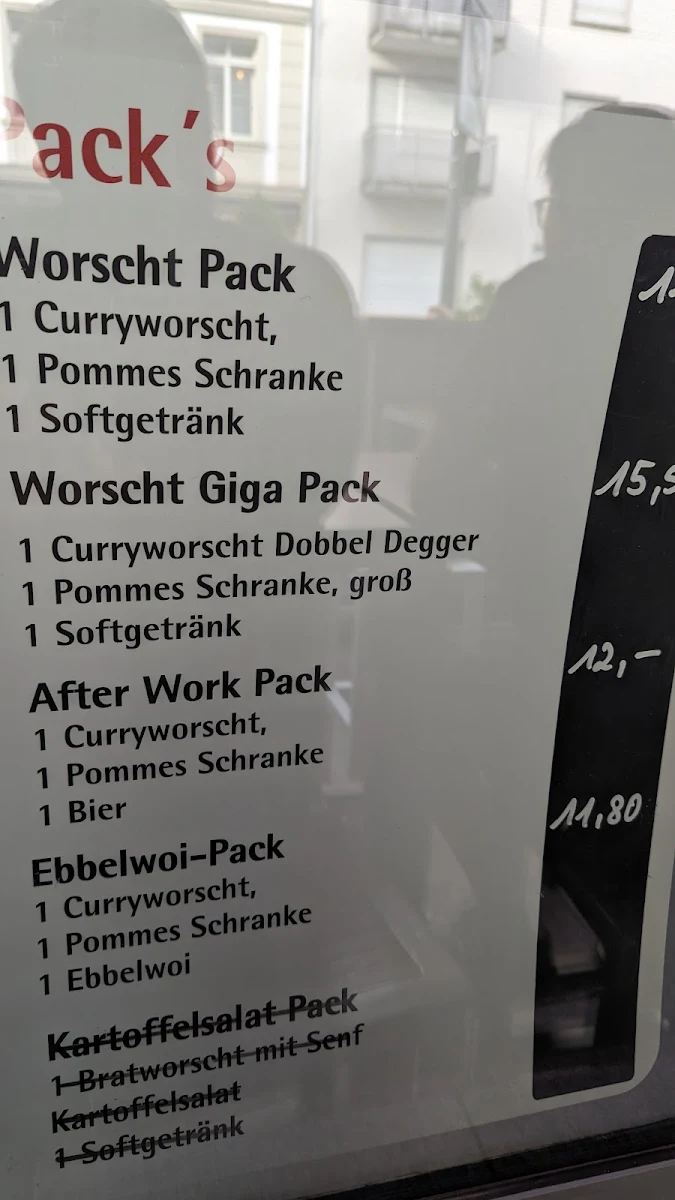 Speisekarte, Worscht Company