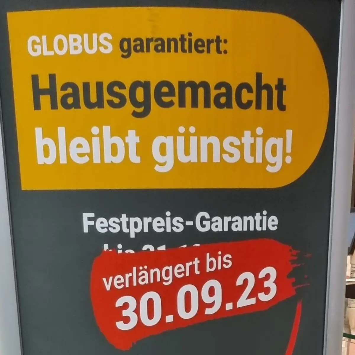 Speisekarte, GLOBUS Restaurant Güdingen