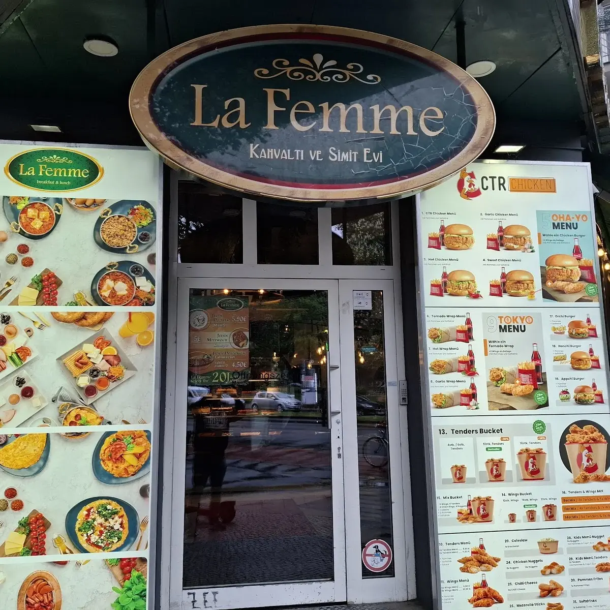 Speisekarte, La Femme