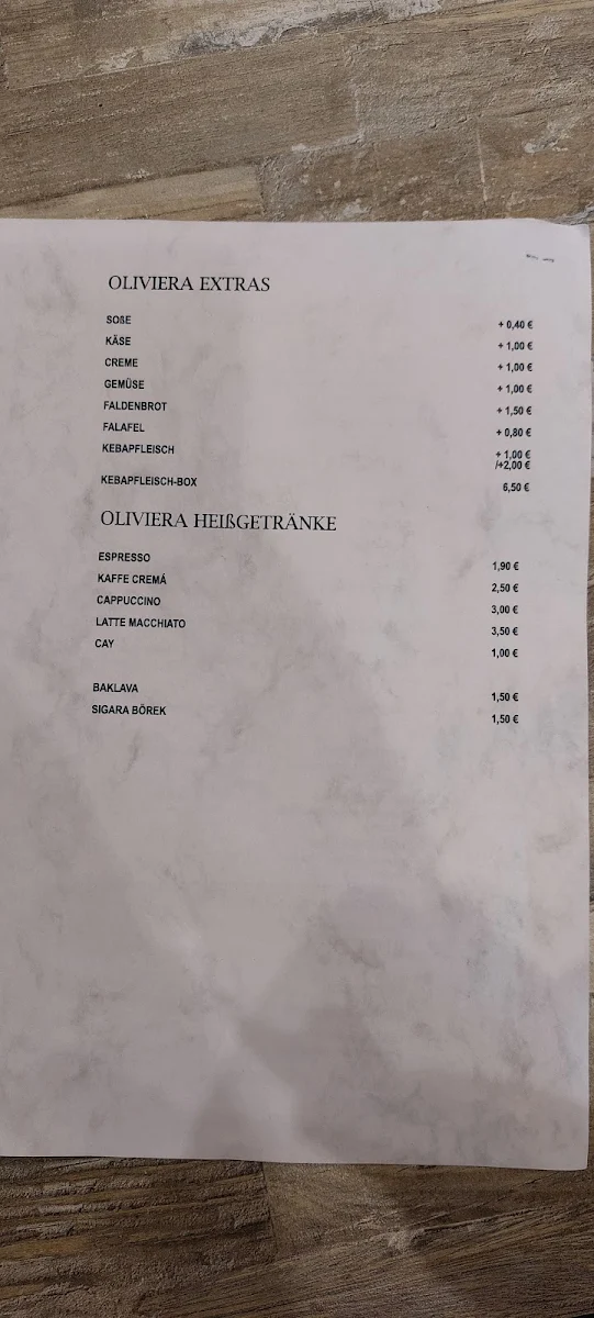 Speisekarte photo 2