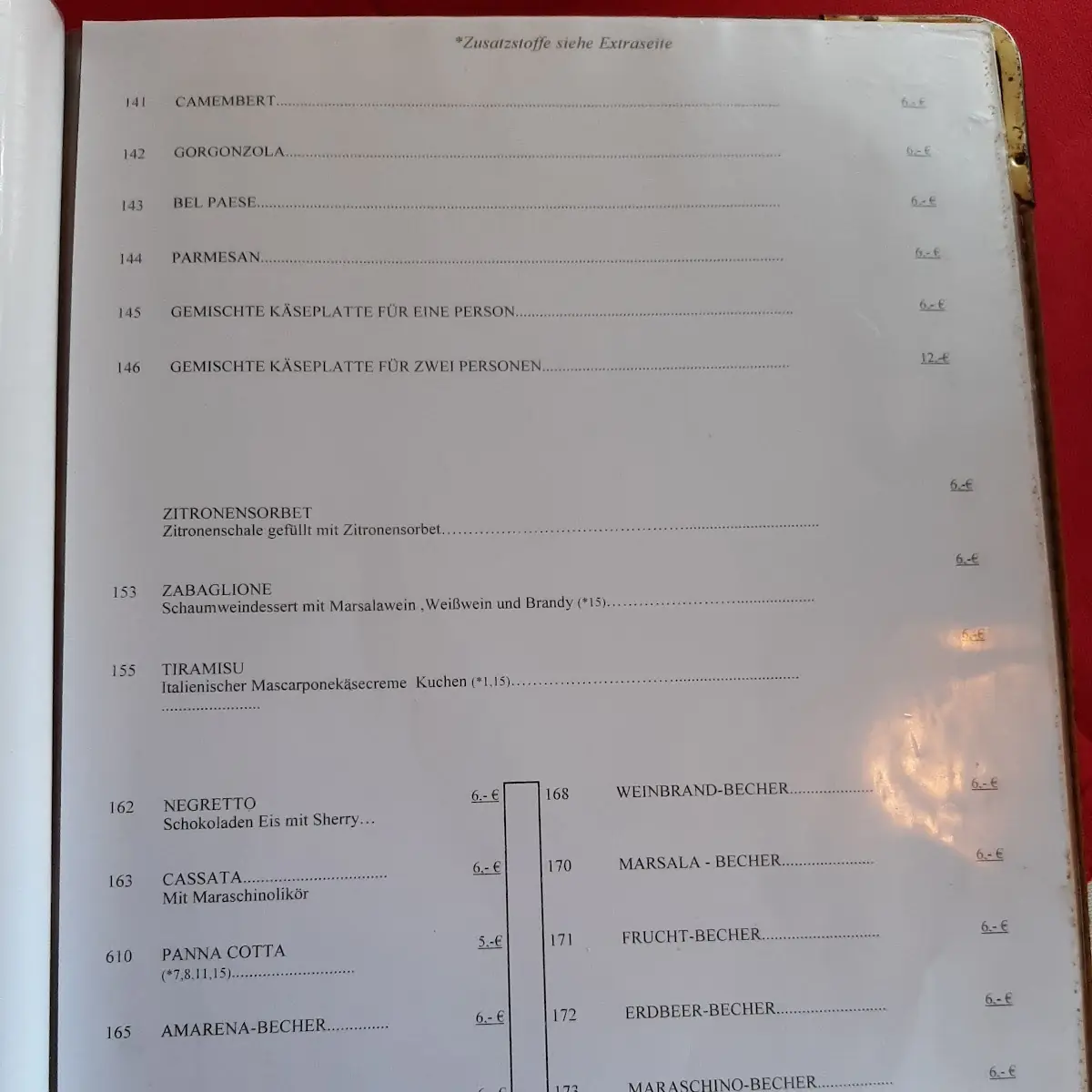 Speisekarte photo 3