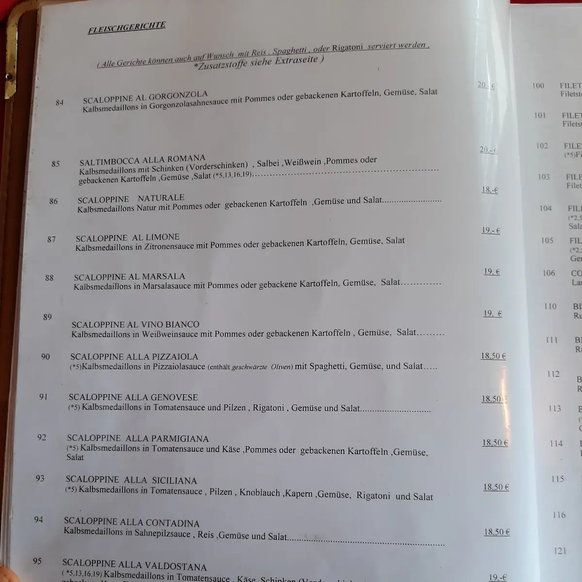 Speisekarte photo 5