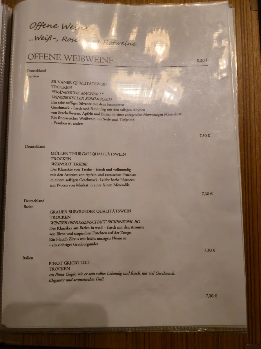 Speisekarte photo 1
