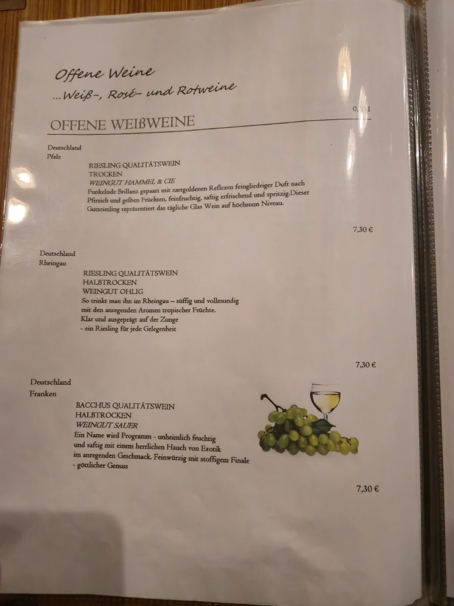 Speisekarte photo 2