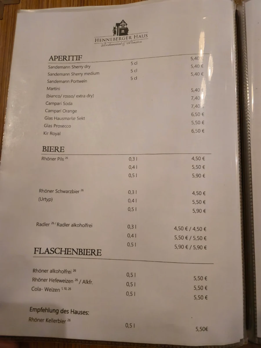 Speisekarte photo 3
