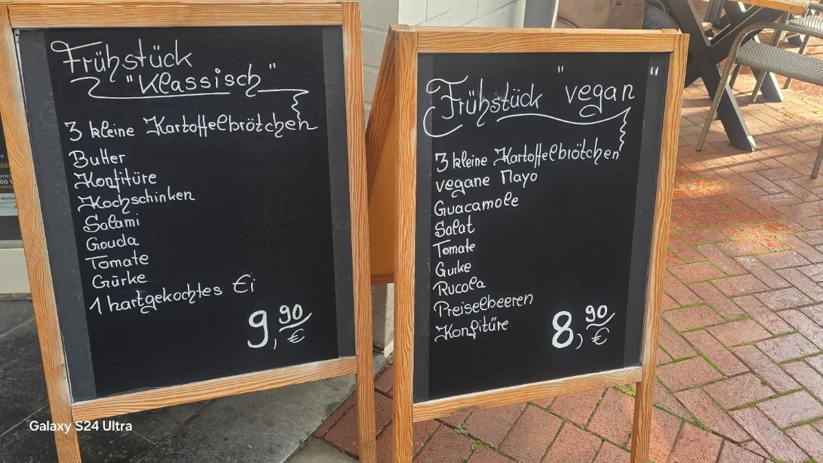Speisekarte, Baguetteschmiede