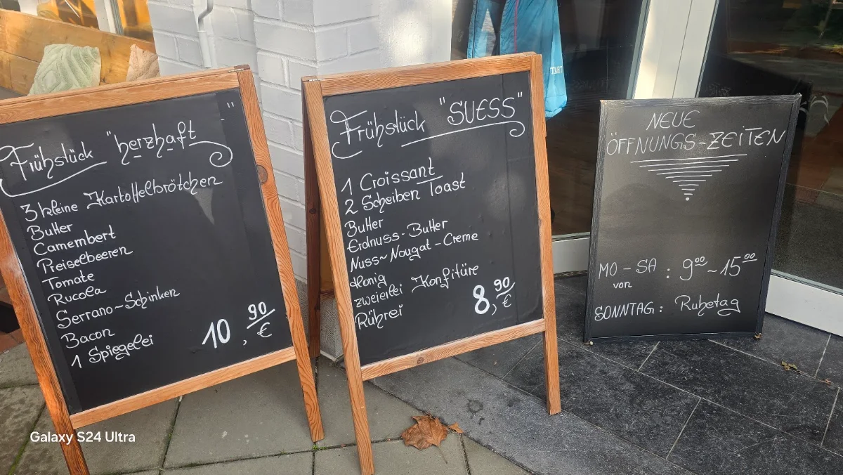 Speisekarte, Baguetteschmiede