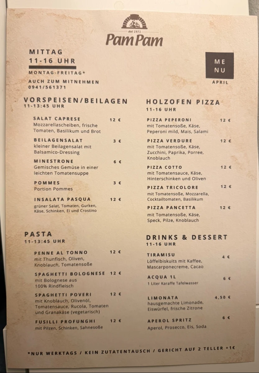 Speisekarte photo 2