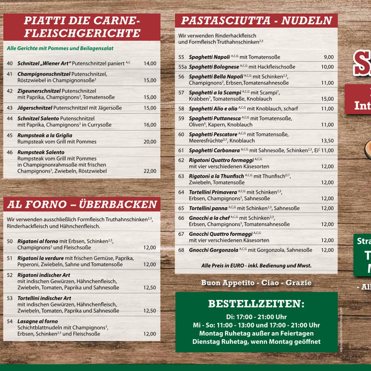 Speisekarte photo 1
