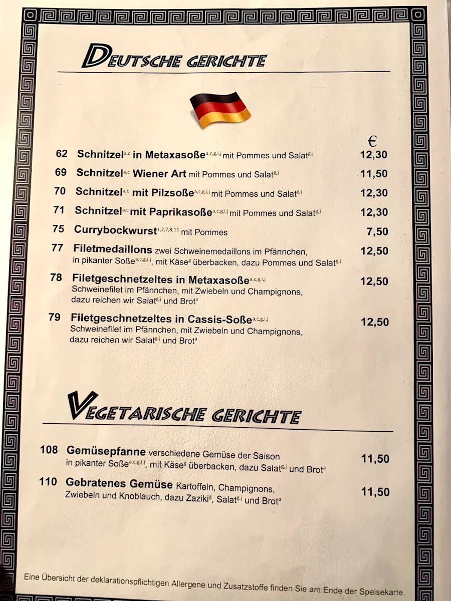 Speisekarte photo 2