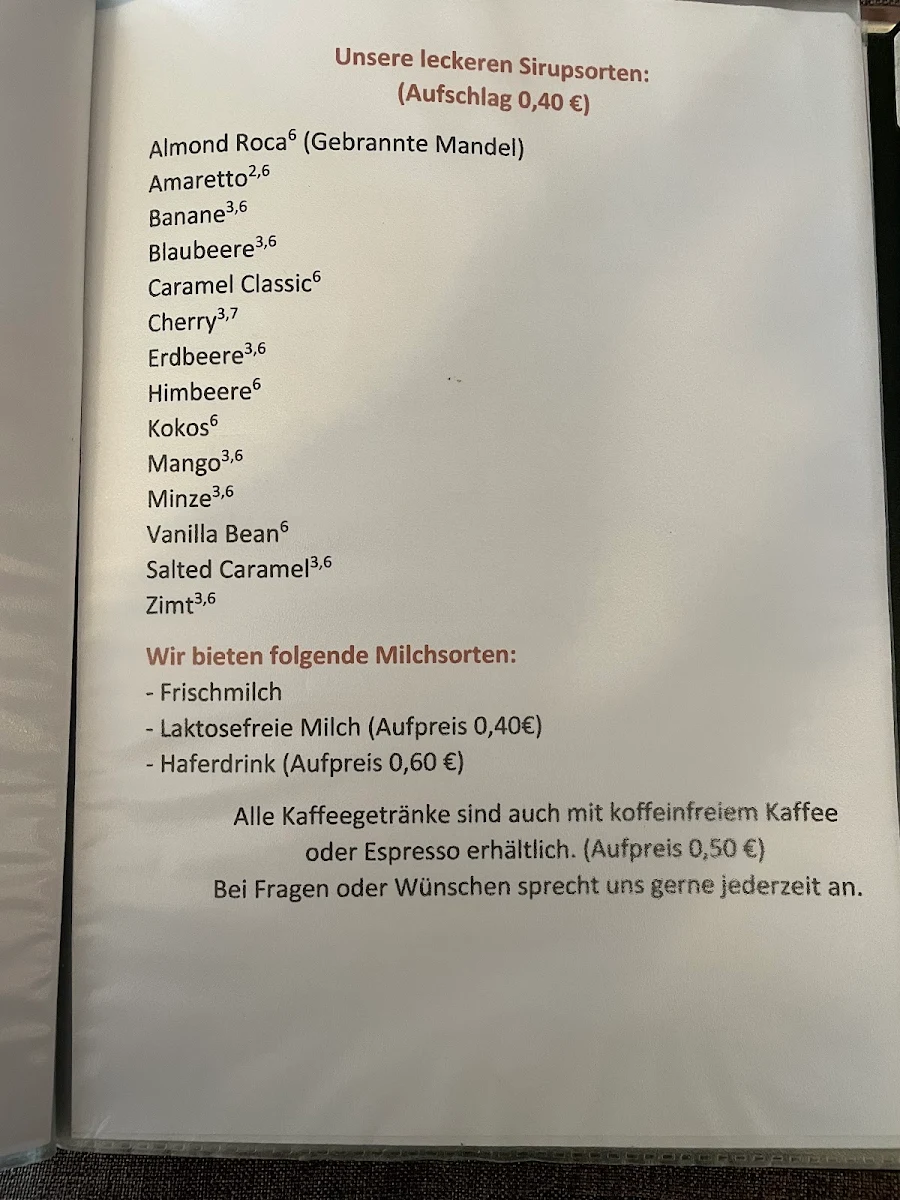 Speisekarte photo 3