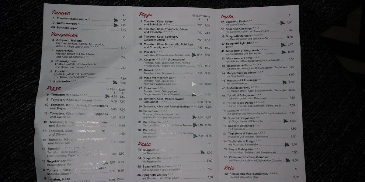 Speisekarte photo 2