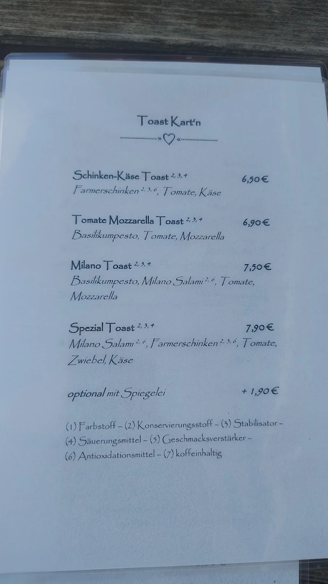 Speisekarte photo 2