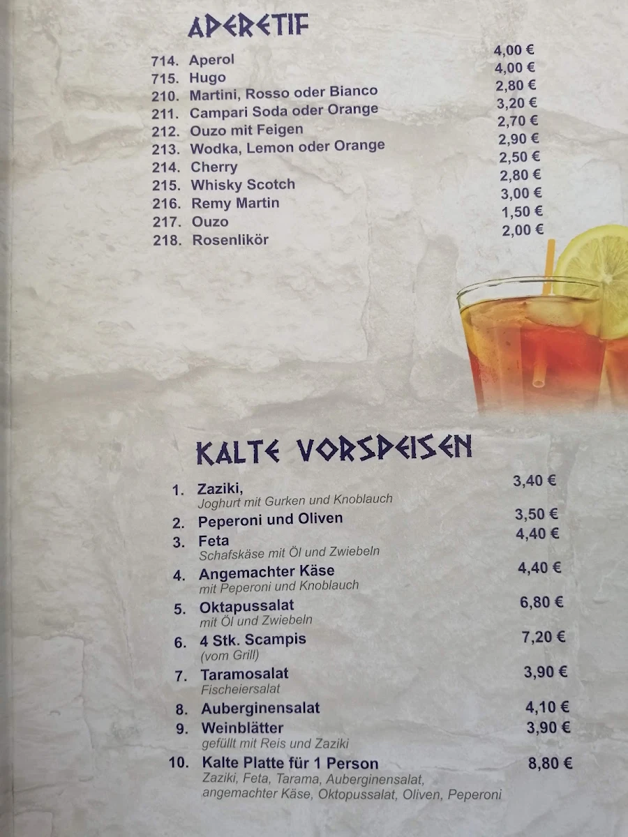 Speisekarte photo 2