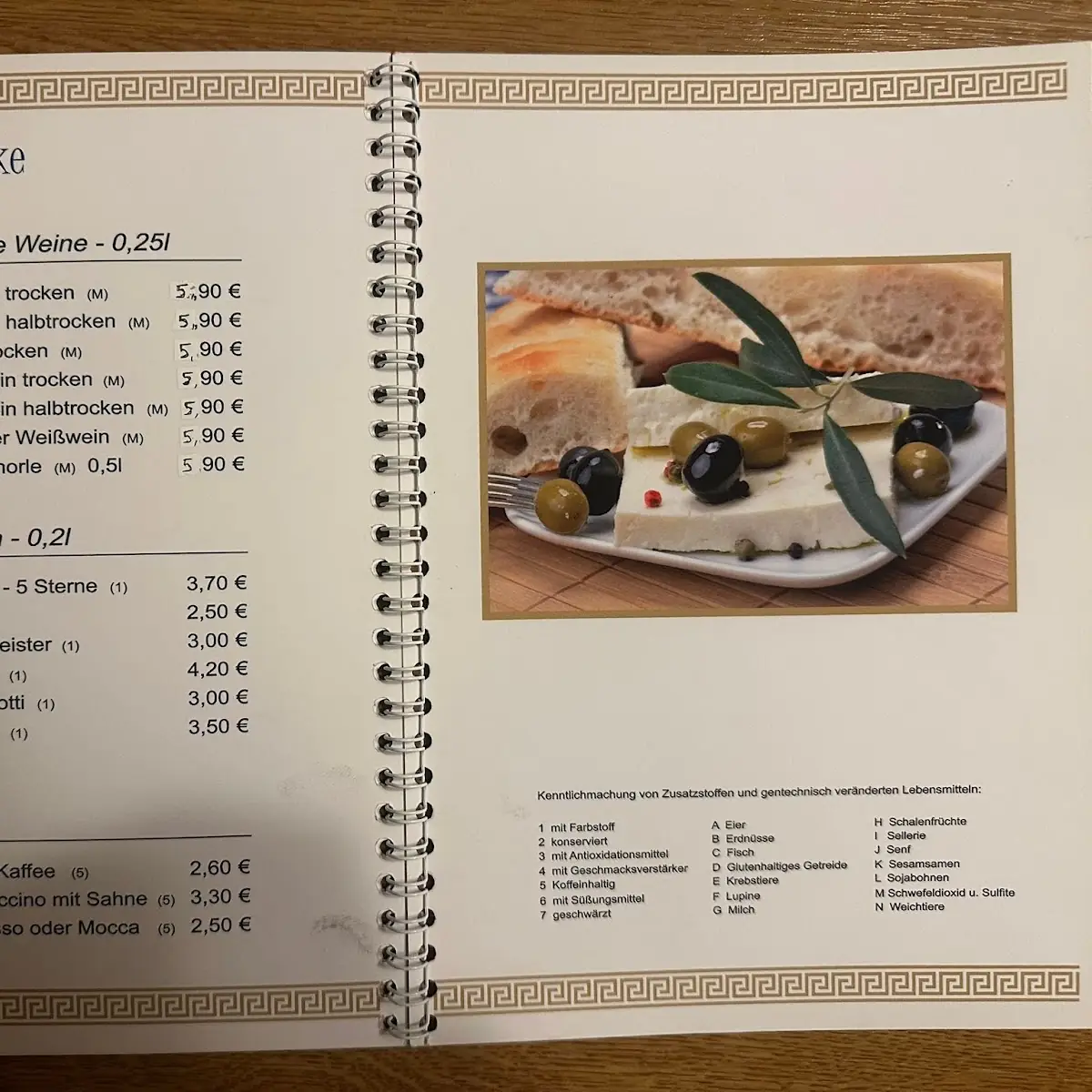 Speisekarte photo 2