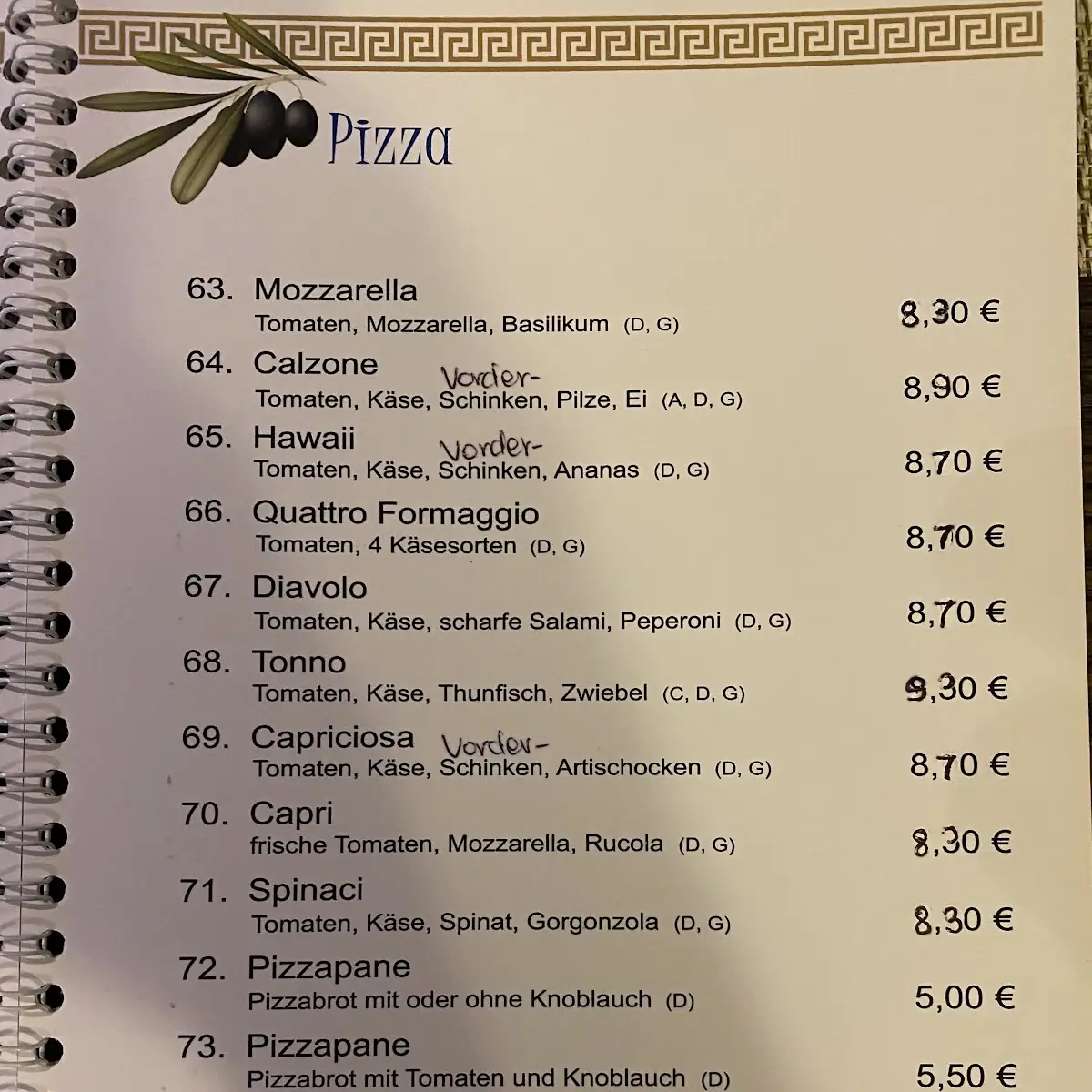 Speisekarte photo 8