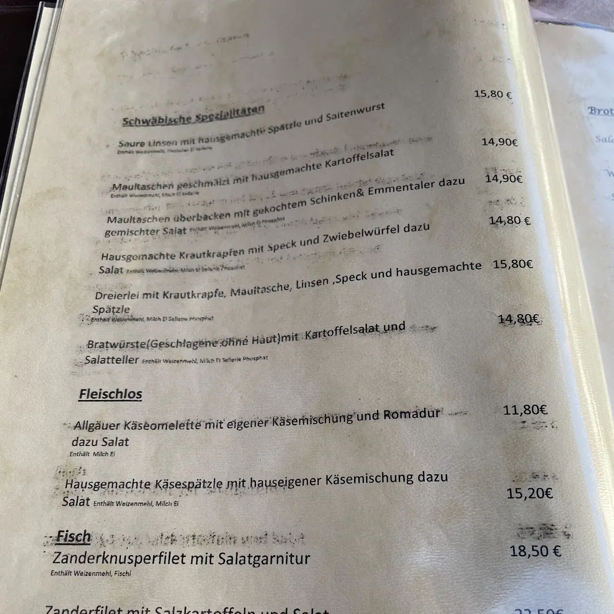 Speisekarte photo 6