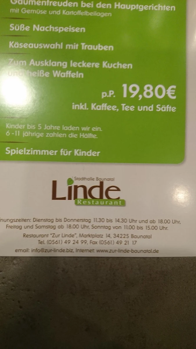 Speisekarte photo 1