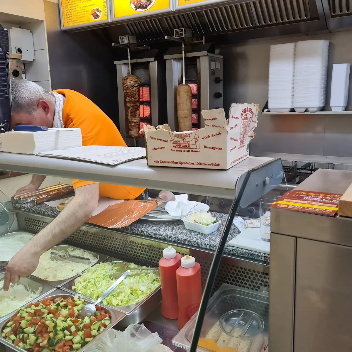 Atmosphäre, Buirer Haus - Gyros & Döner