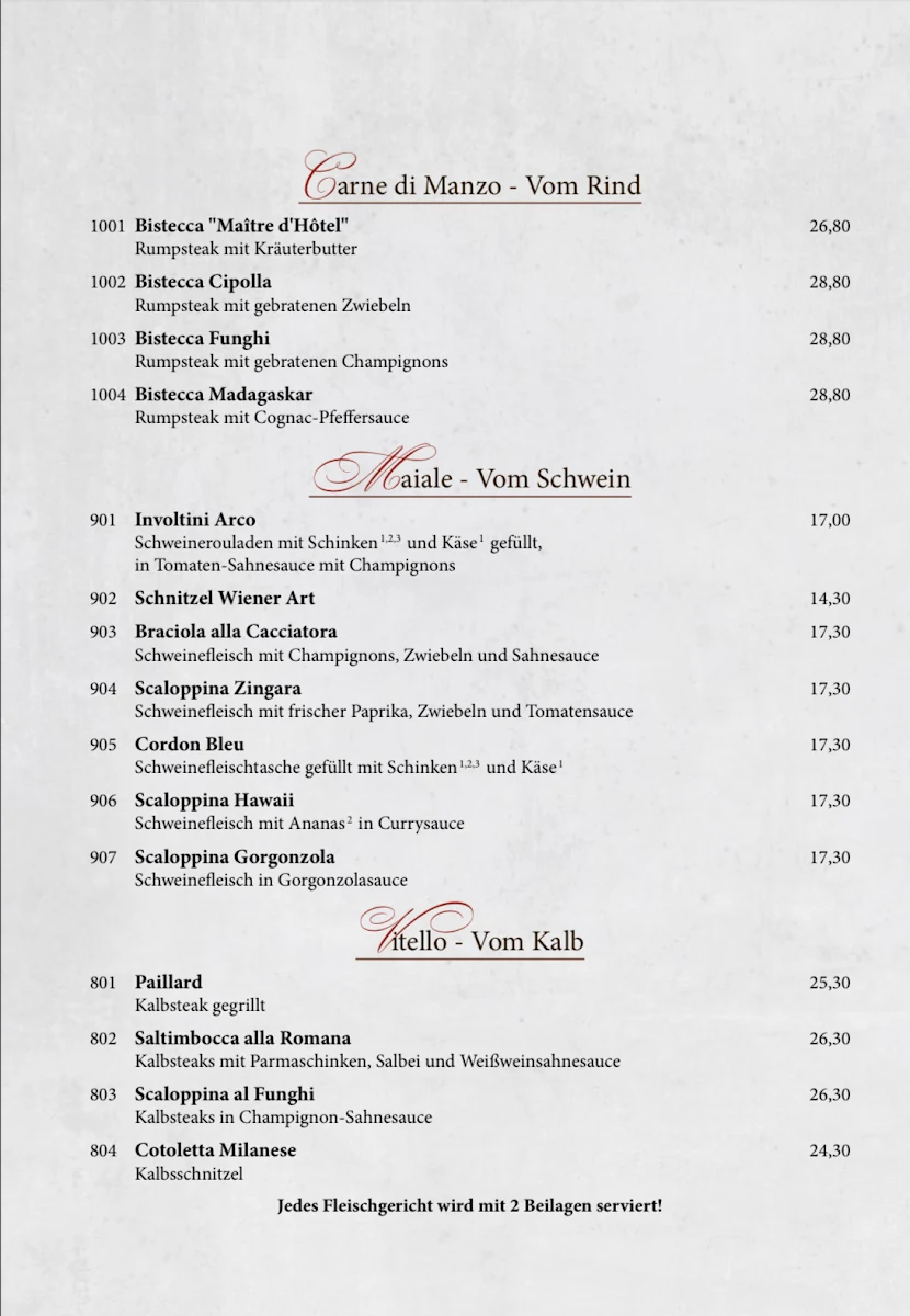 Speisekarte photo 5