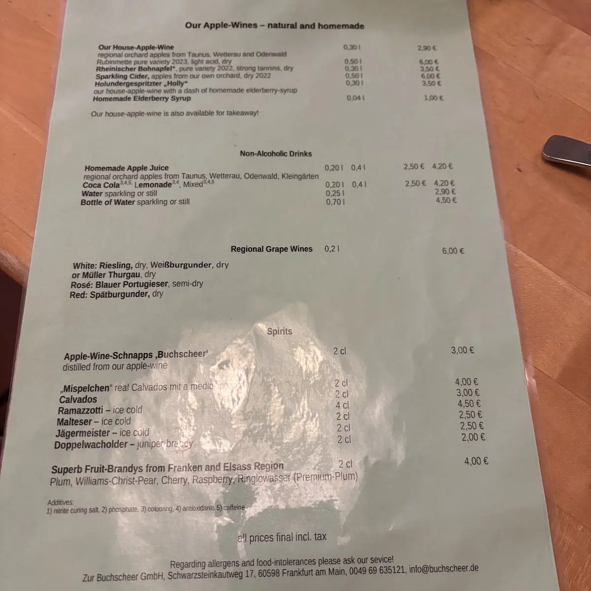 Speisekarte photo 4