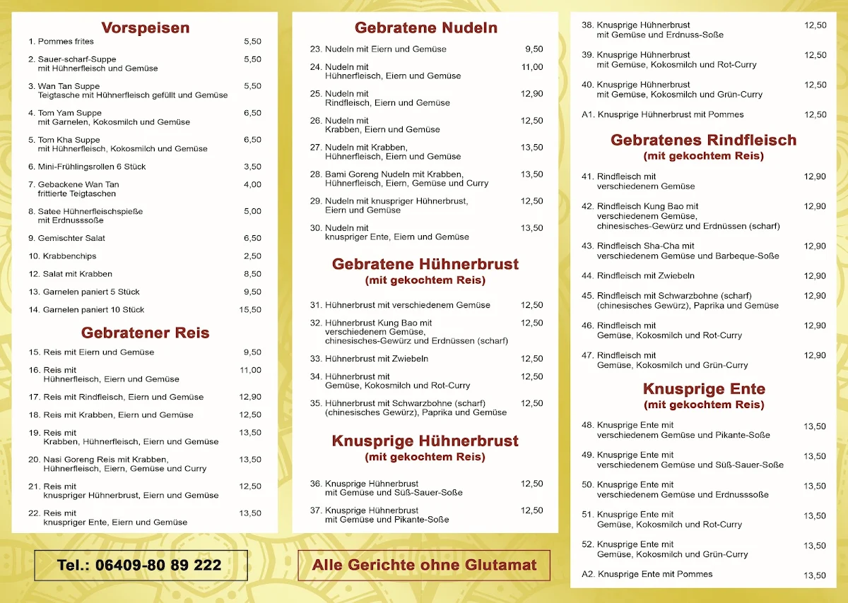 Speisekarte photo 1