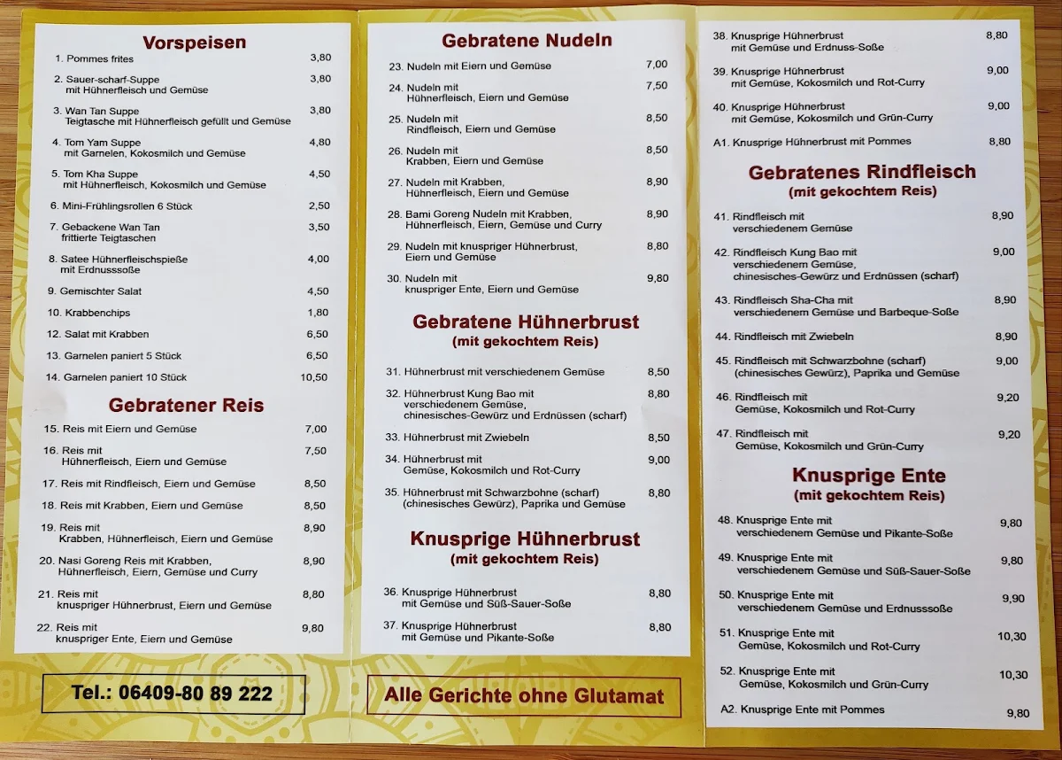 Speisekarte photo 4