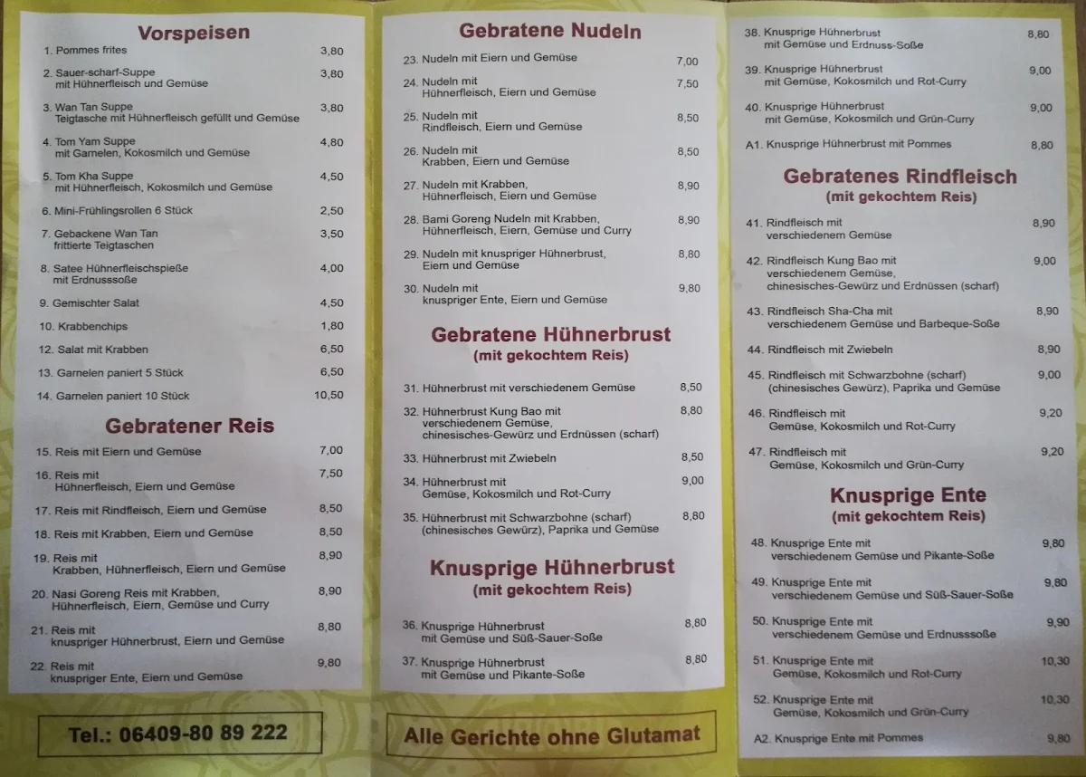 Speisekarte photo 9