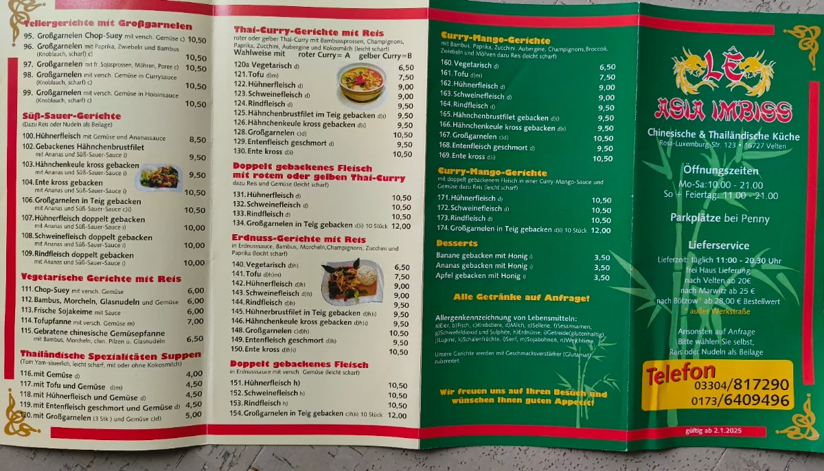 Speisekarte photo 2