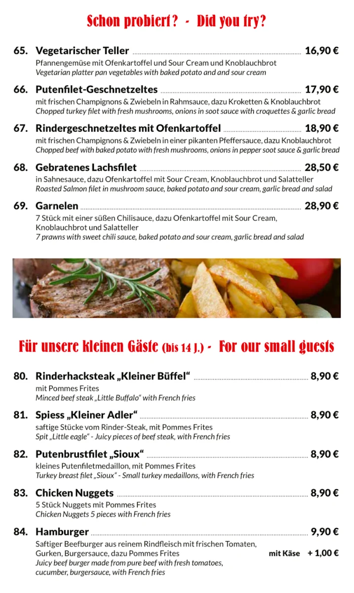 Speisekarte photo 1