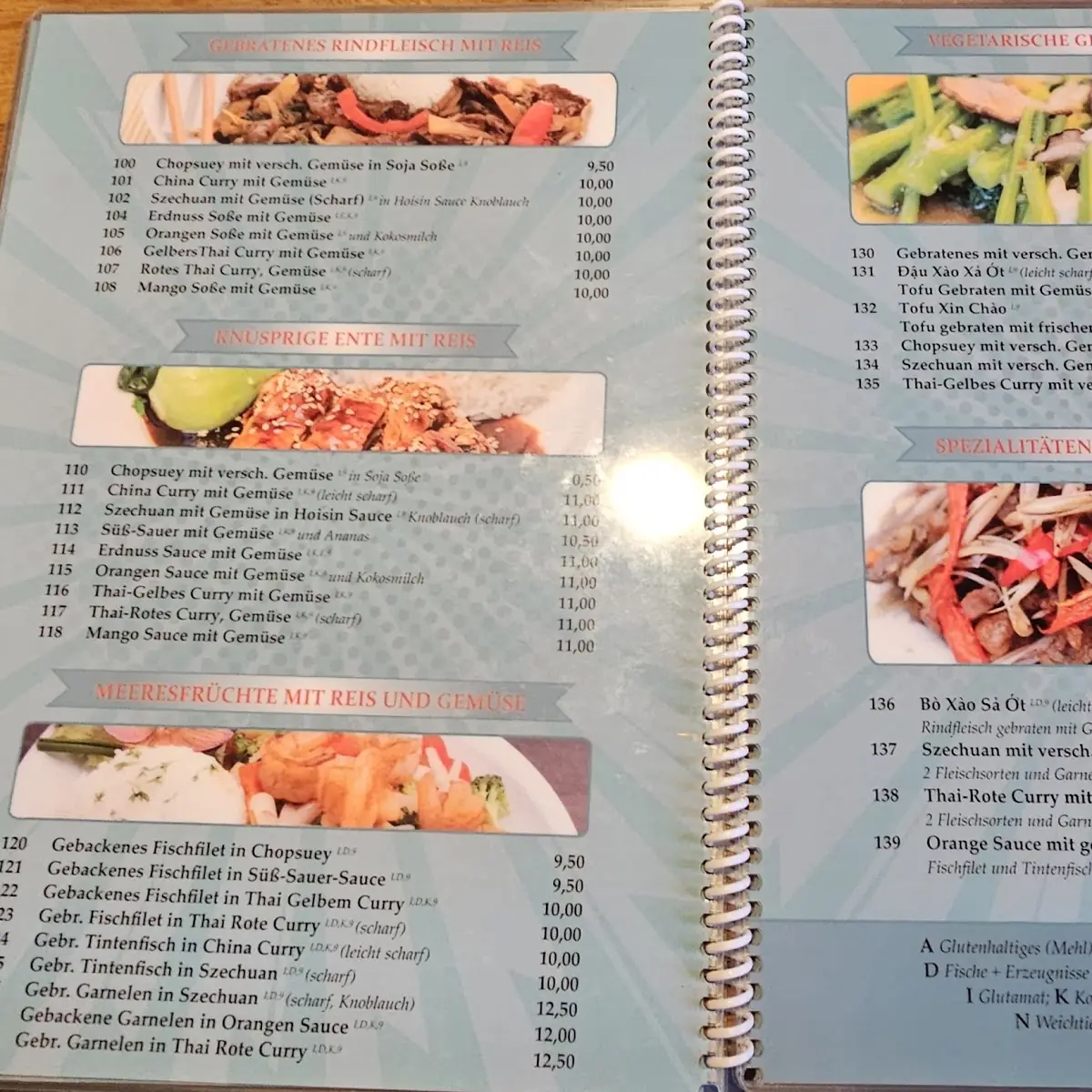 Speisekarte, Xin Chao Sushi Bar Haßfurt