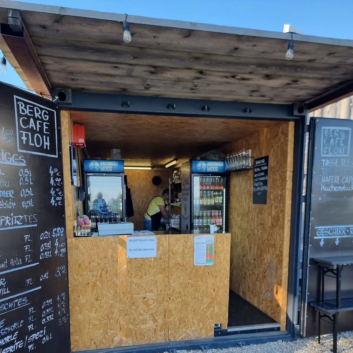 Speisekarte, BERG CAFE FLOH
