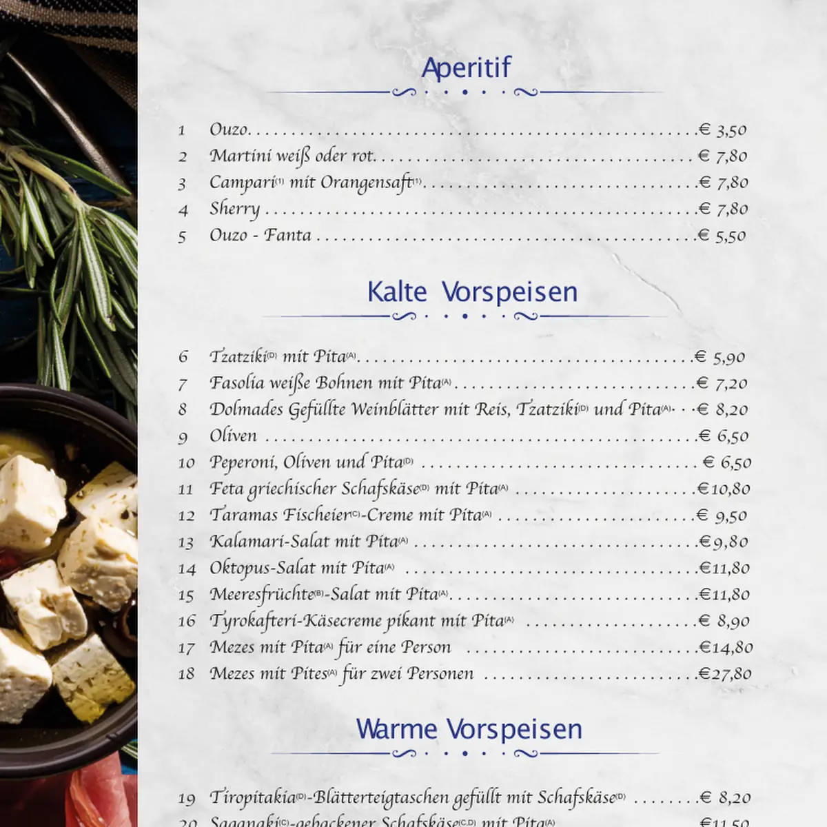 Speisekarte photo 2