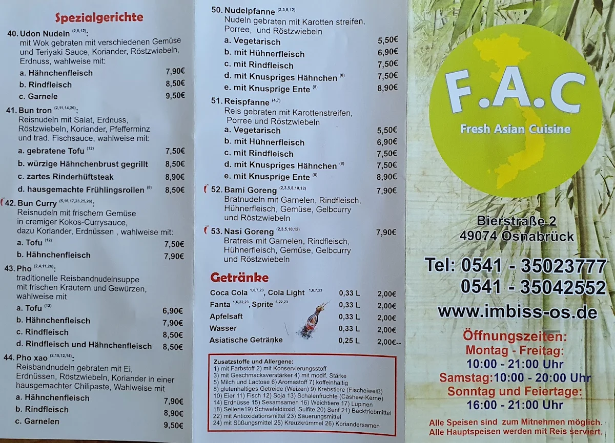 Speisekarte photo 5
