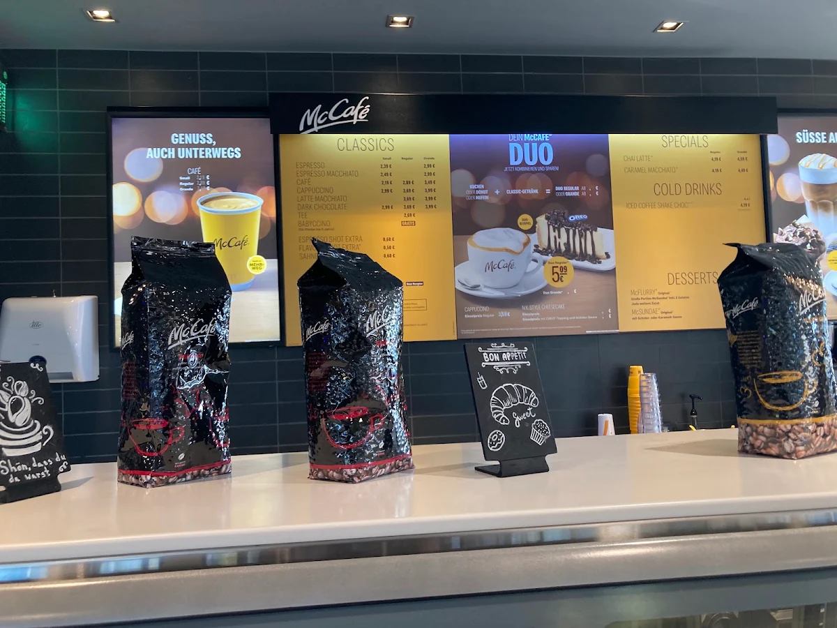 Speisekarte, McDonald's