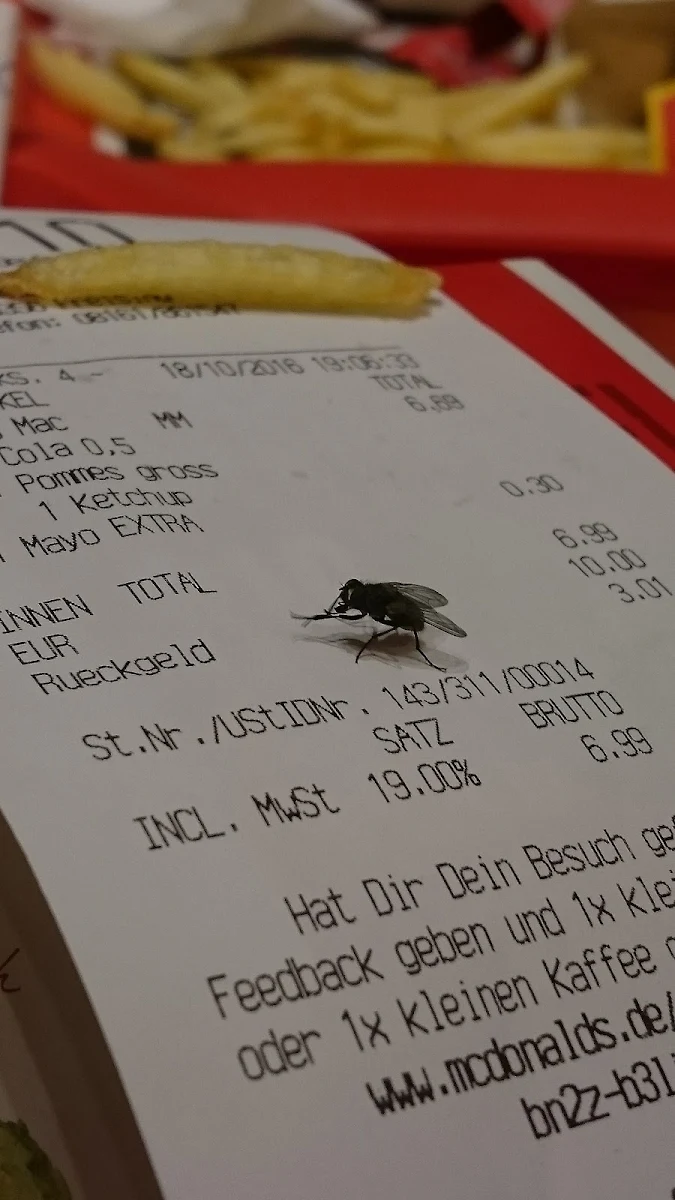 Speisekarte, McDonald's