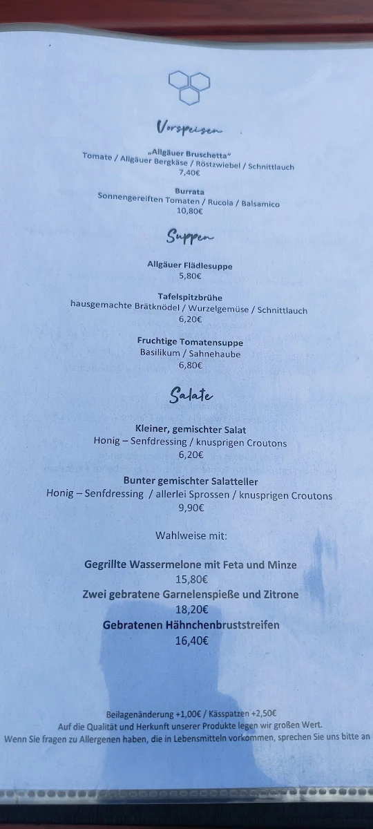 Speisekarte photo 1